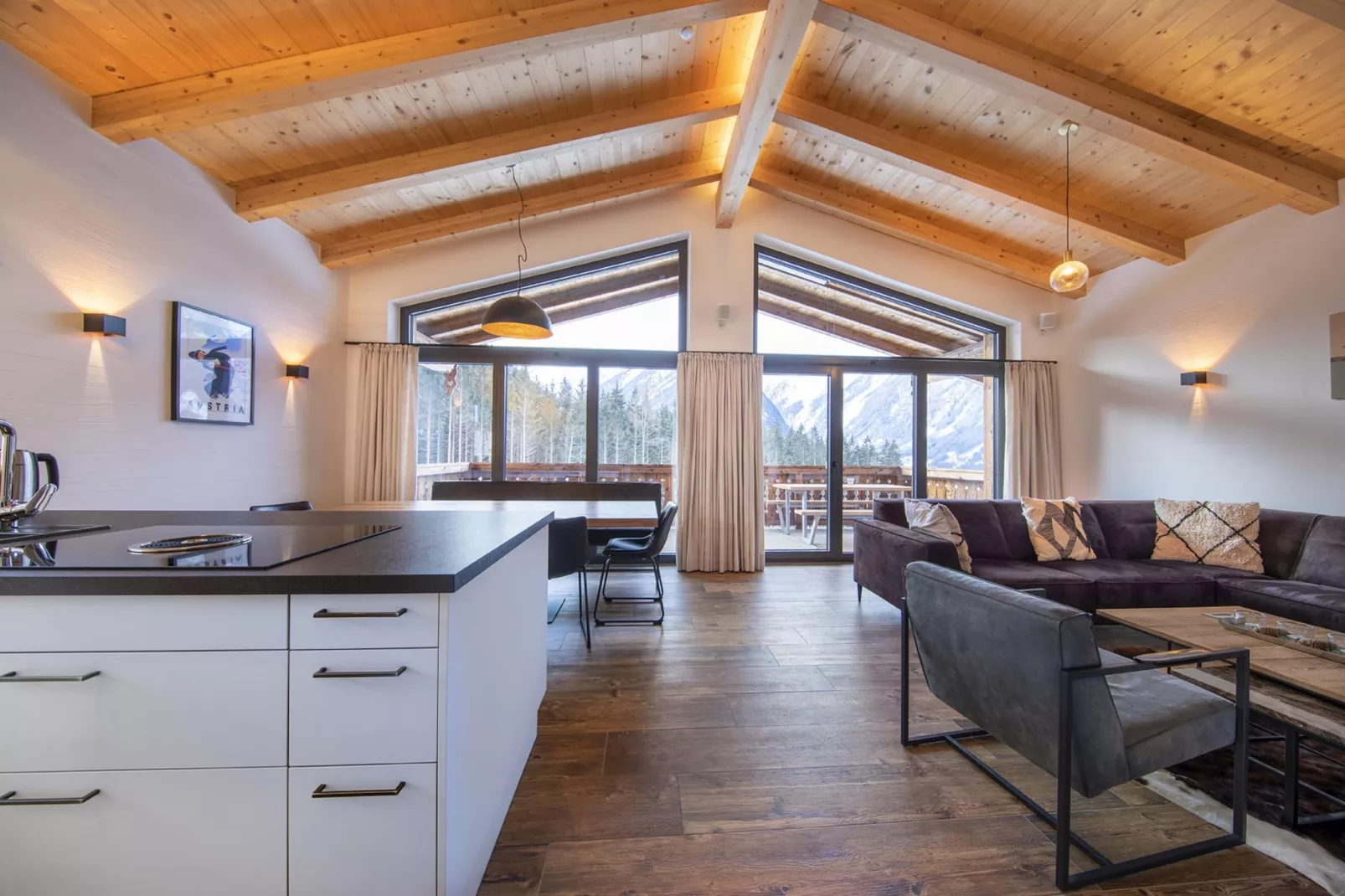 Nationalpark Chalet Daberspitze-Keuken