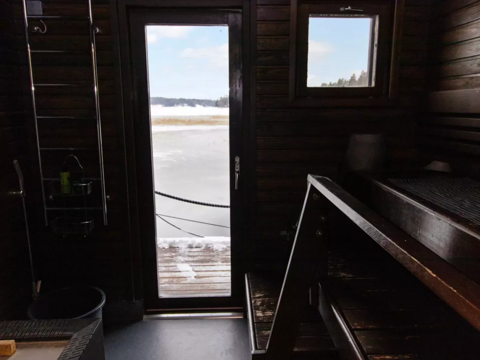 Sauna boat haikara-Binnen