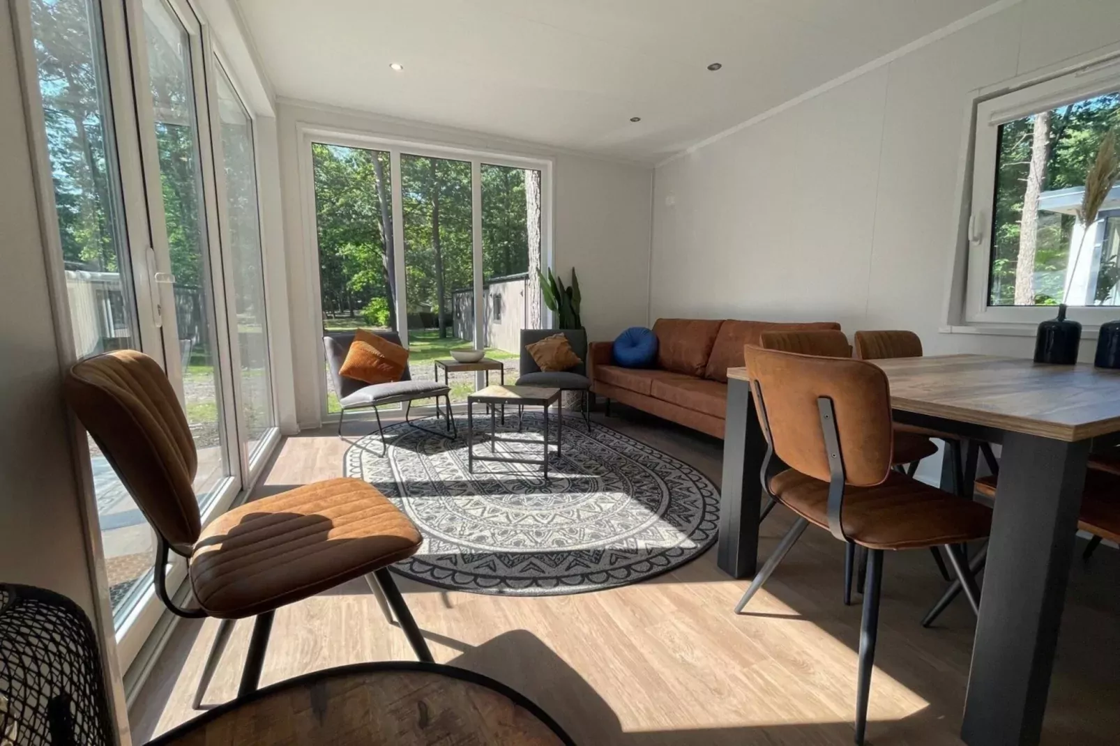Chalet Nachtegaal (6 personen)-Woonkamer
