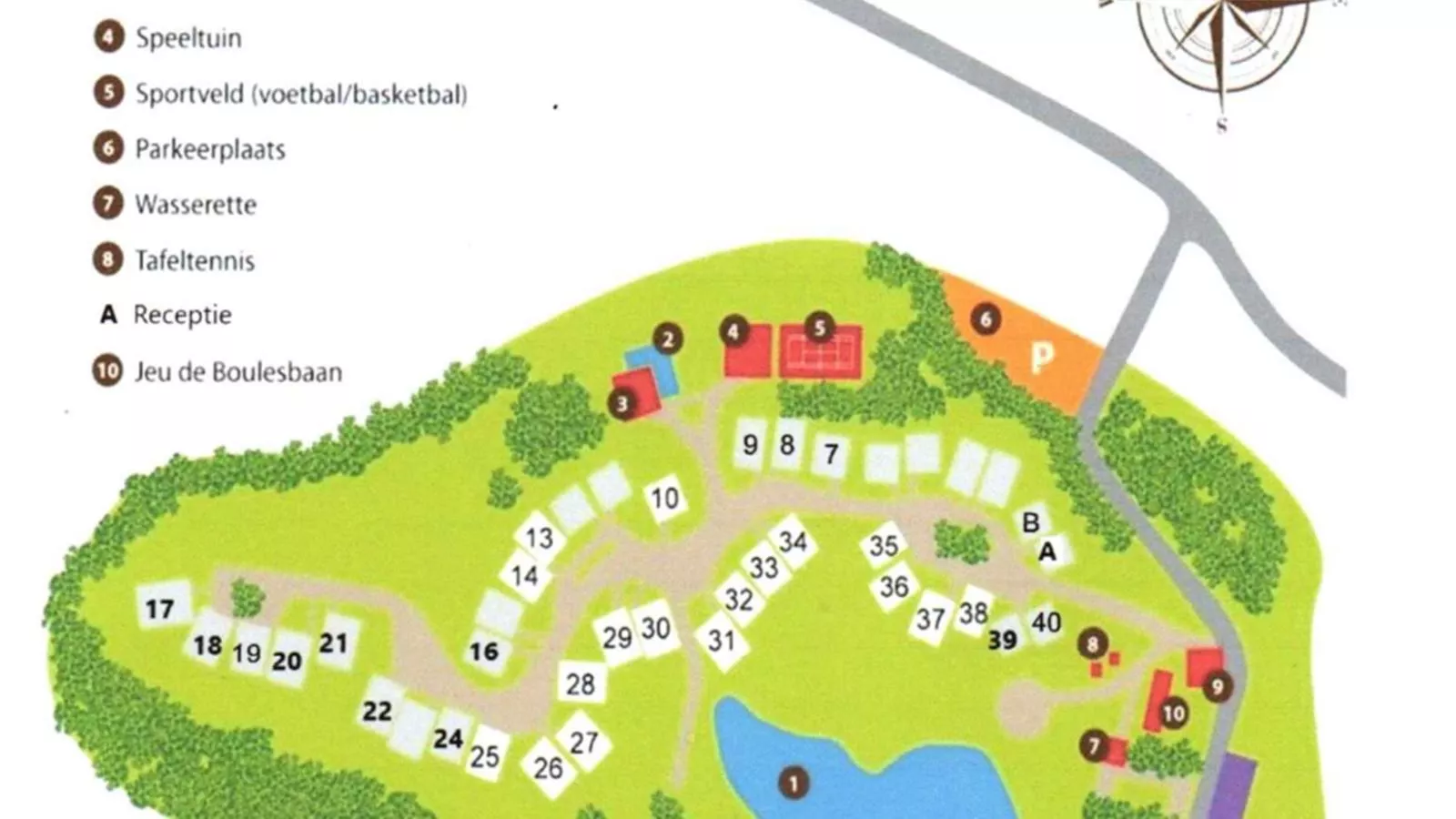 Lac Bleu Nr 38-Plattegrond