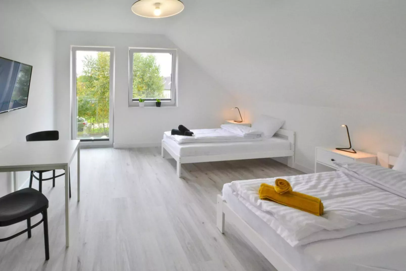 Dom wakacyjny w Mielenku dla 6 osób-Slaapkamer