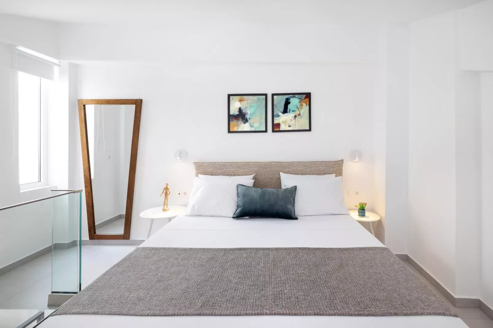 Creta Sun, 201 Mezzanine City View-Slaapkamer