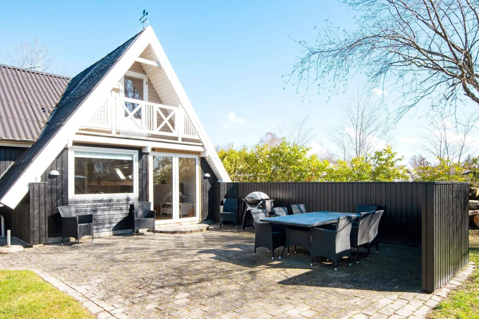 Speciaal vakantiehuis in Glesborg met een terras-Uitzicht