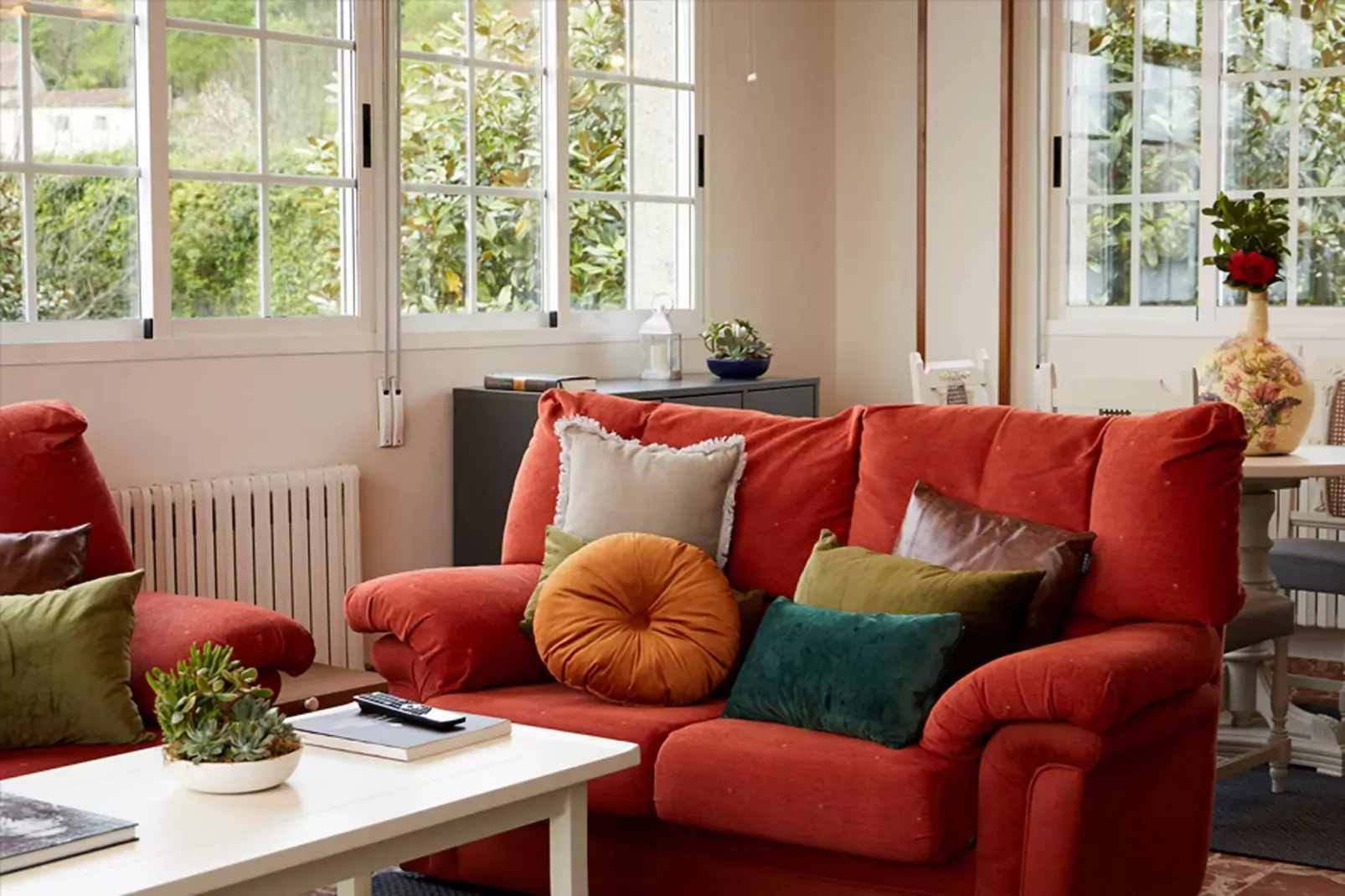 Villa Rosa- Luxury Singular-Woonkamer