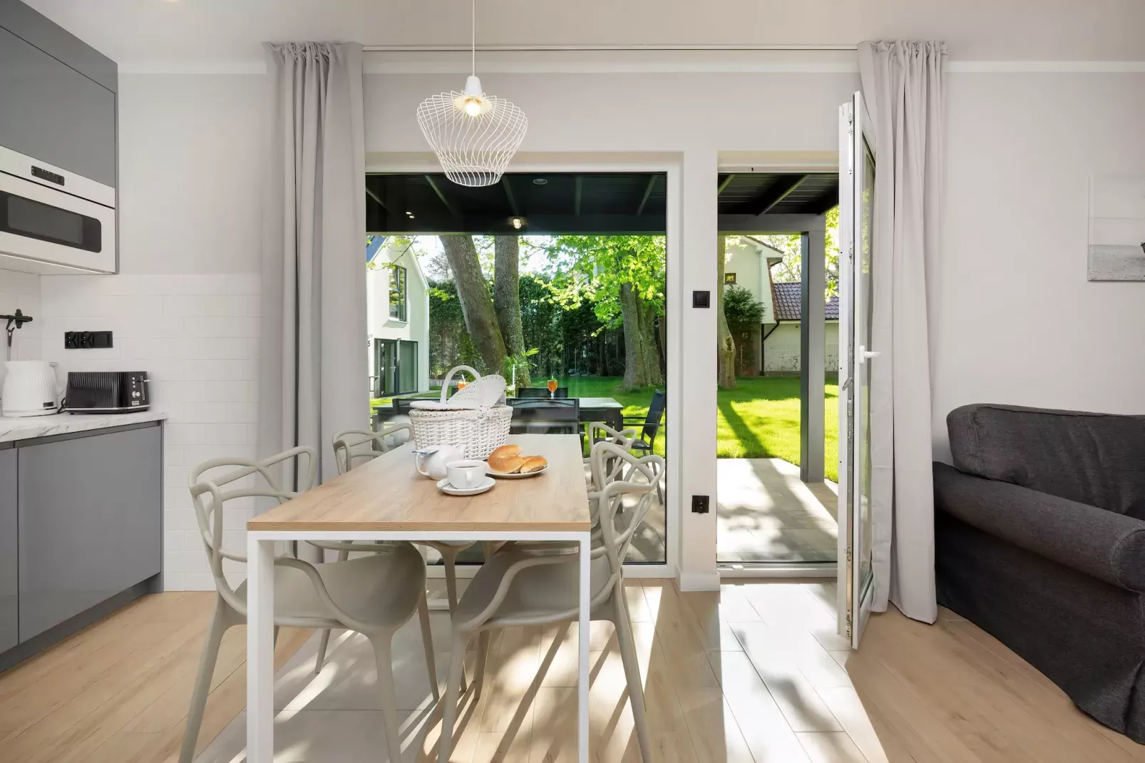 Villa Hoff Ferienhäuser Domek 4 Pers-Eetkamer