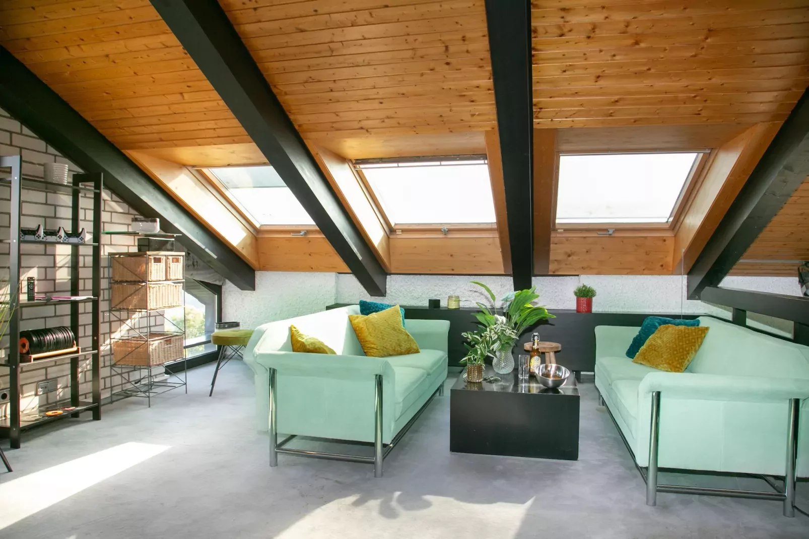 Villa Weitersburg mit indoor Pool-Woonkamer