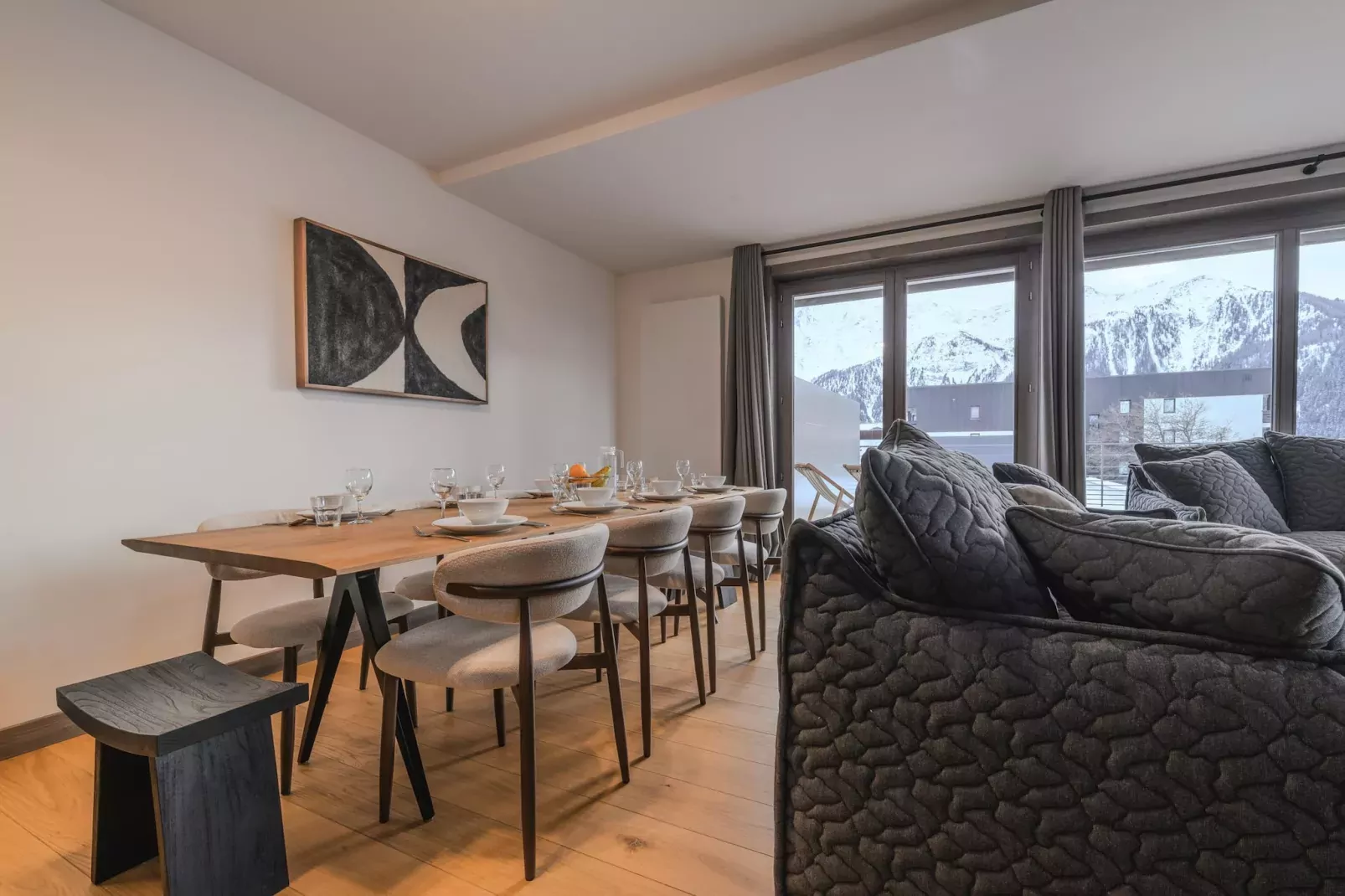 Résidence PLAN PEISEY Le Quartz -A50S-Eetkamer