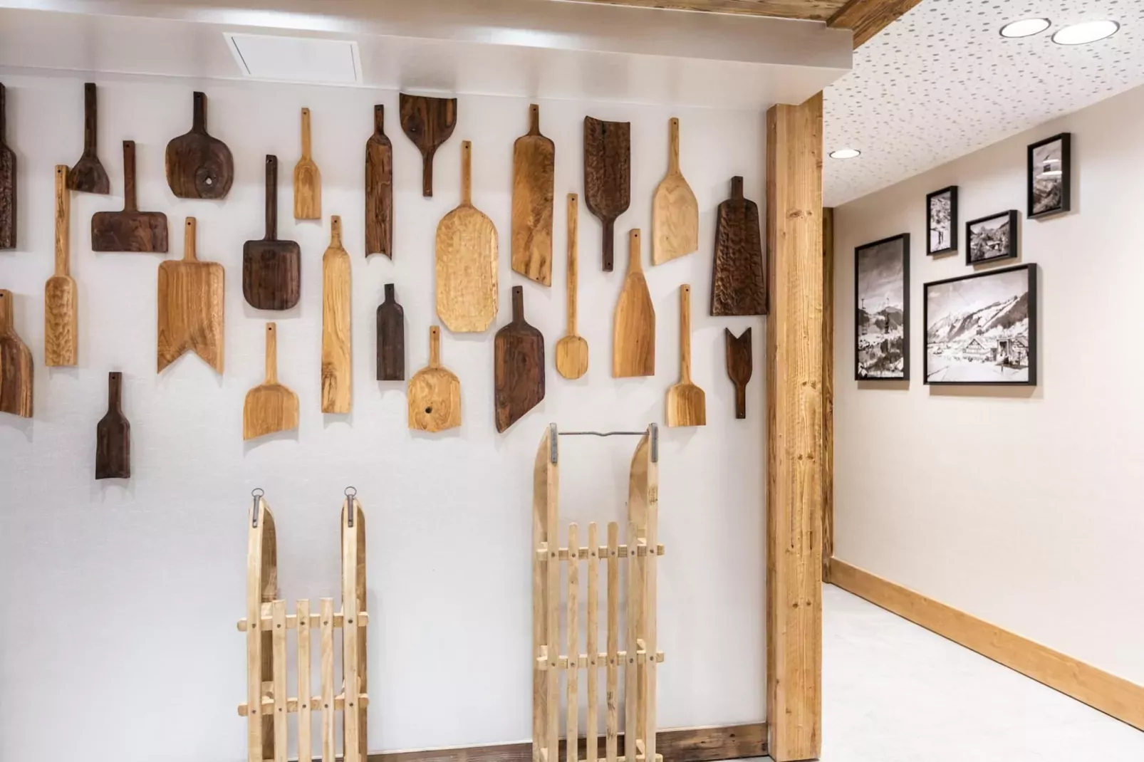 CHAPELLE DABONDANCE Le Flocon Blanc A40P-Hal-ontvangst