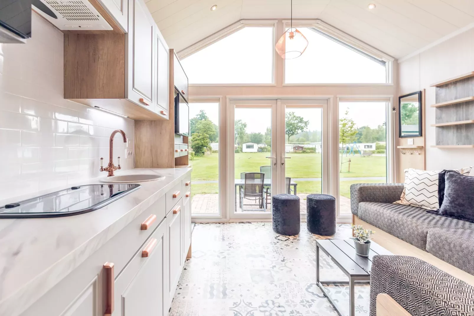Tinyhouse 'Egel' | 2 - 4 persons-Keuken