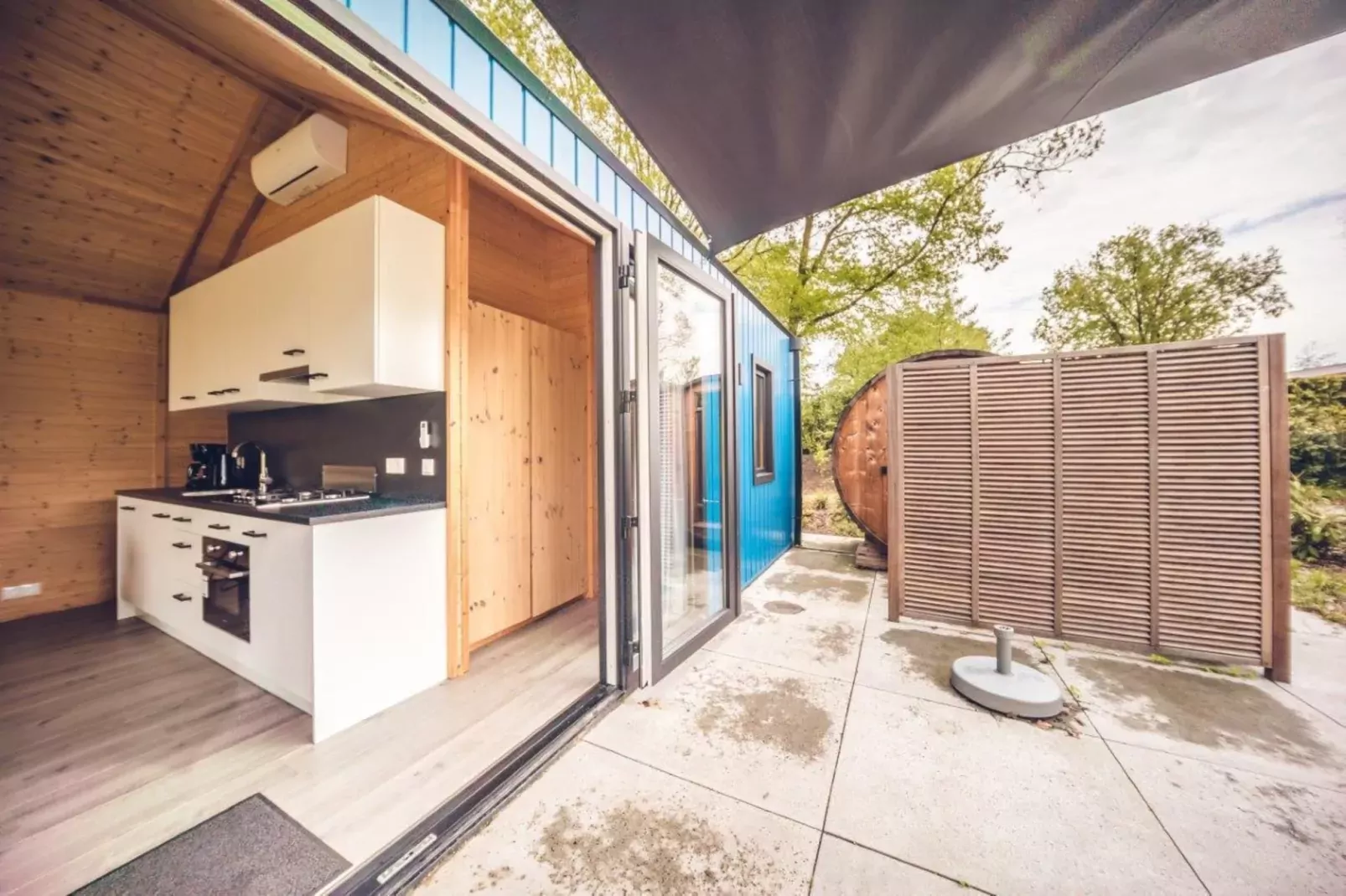 Jachtchalet with sauna | 2 - 4 pers-Keuken