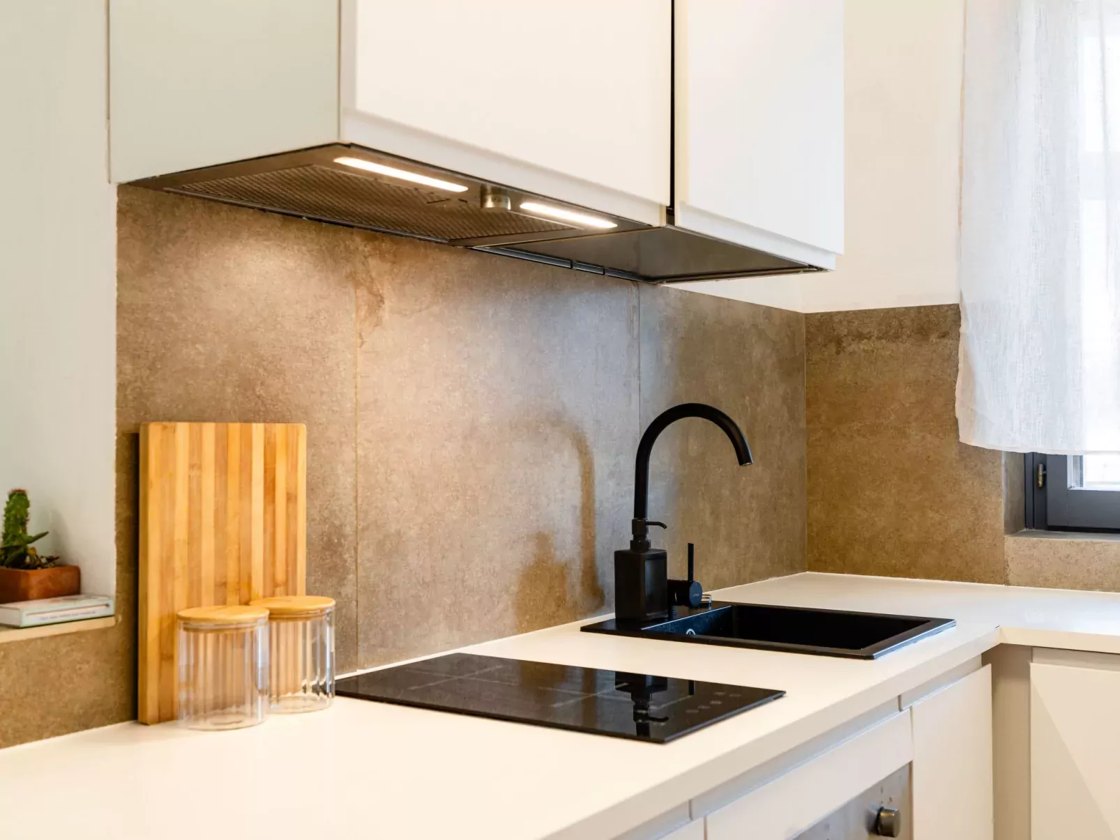 Seaview, Modern Apartment-Binnen