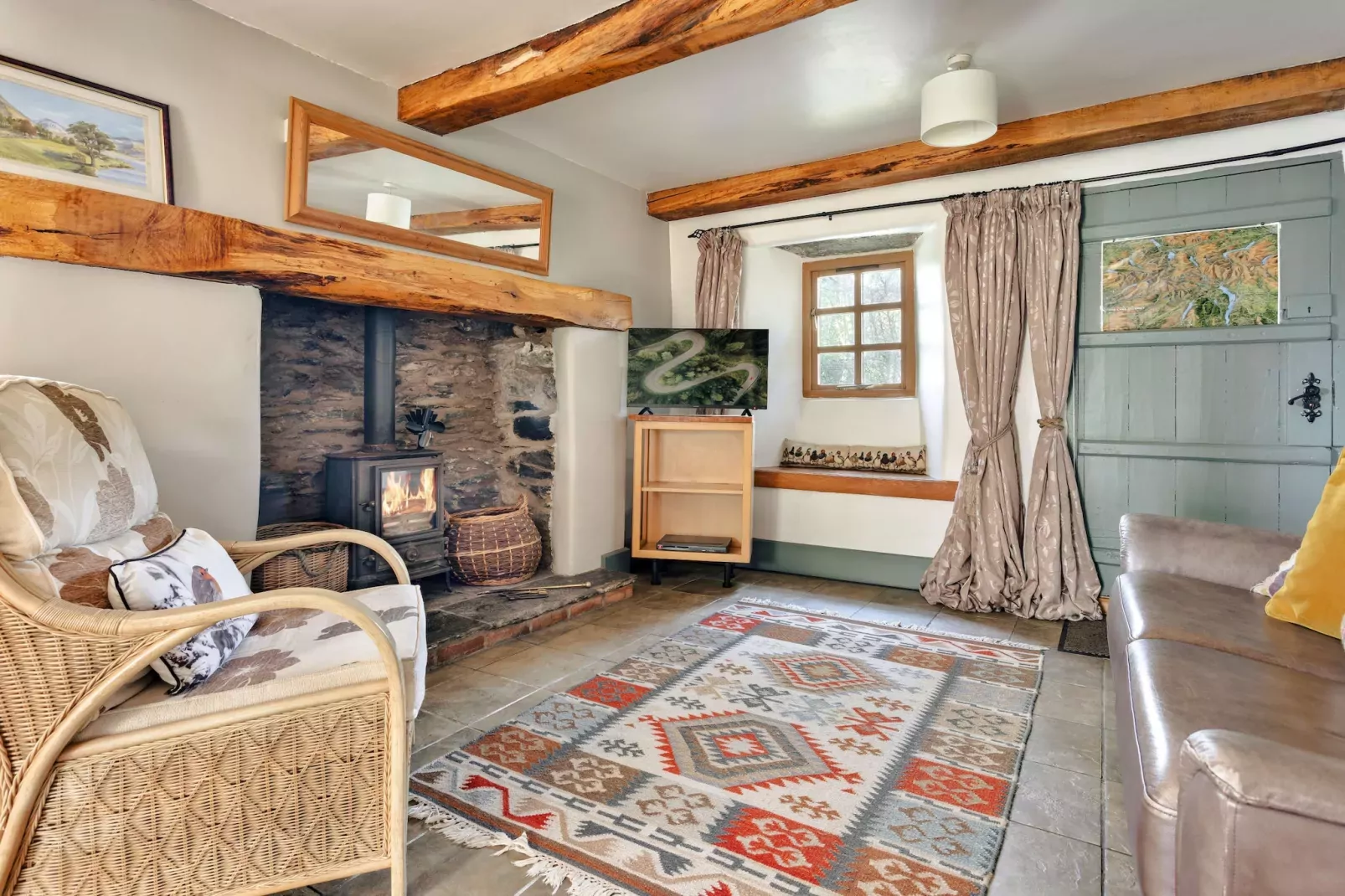St Francis Cottage-Woonkamer