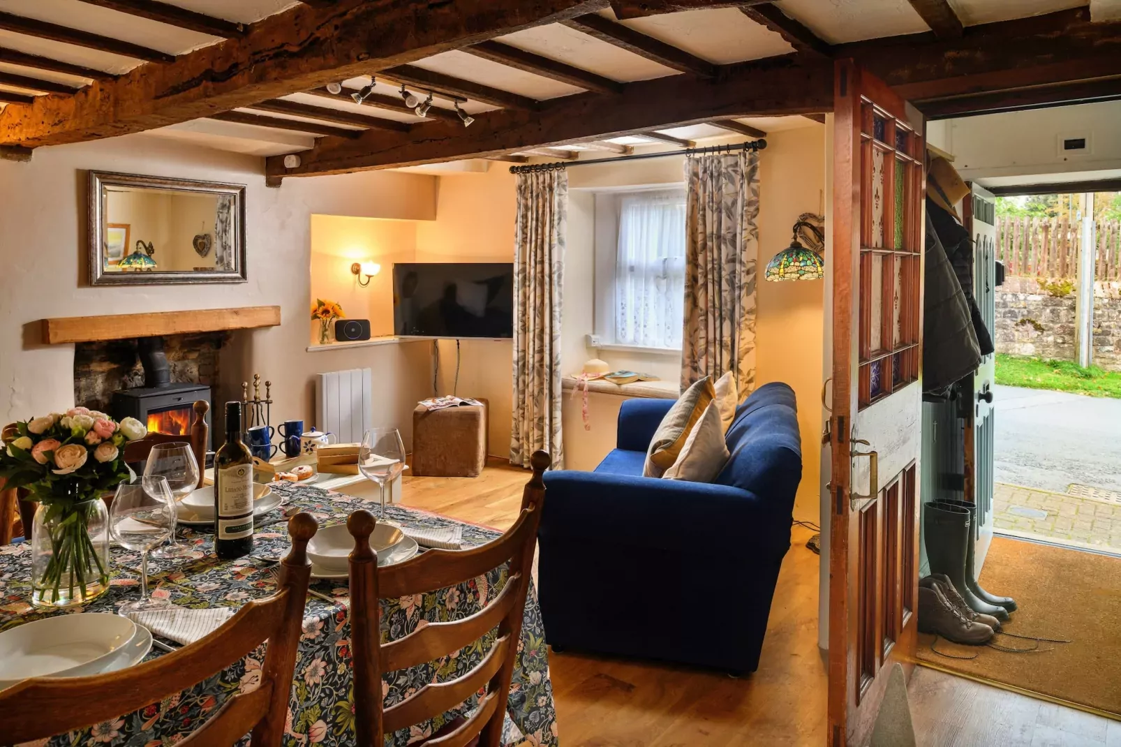 The Cottage at Greystoke-Woonkamer