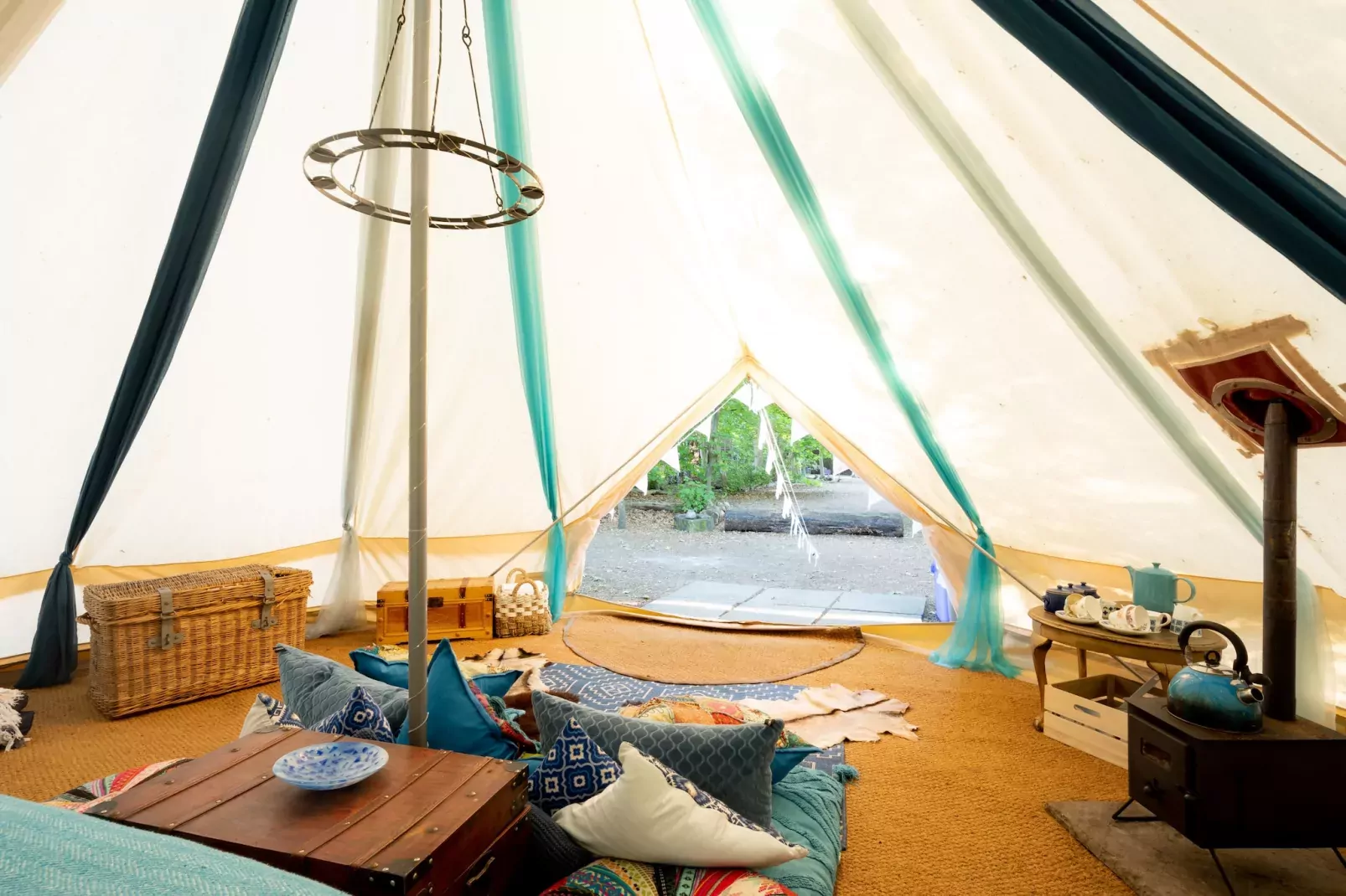 Moroccan Bell Tent-Slaapkamer