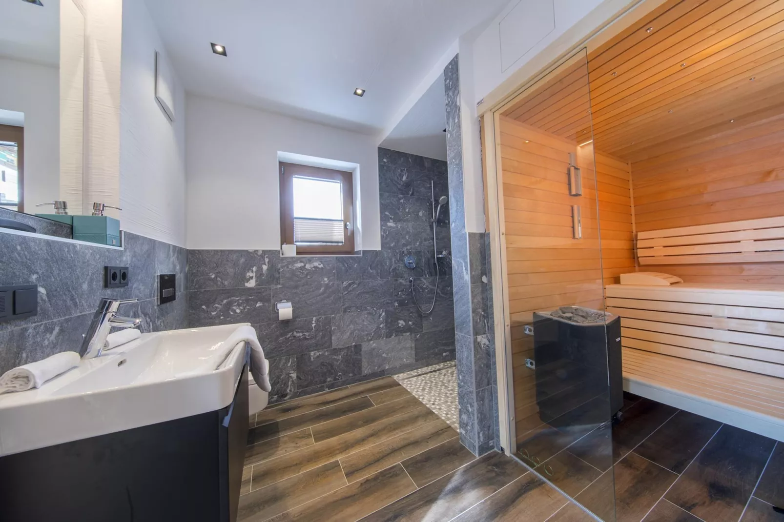 Nationalpark Chalet Wildenkogel-Badkamer