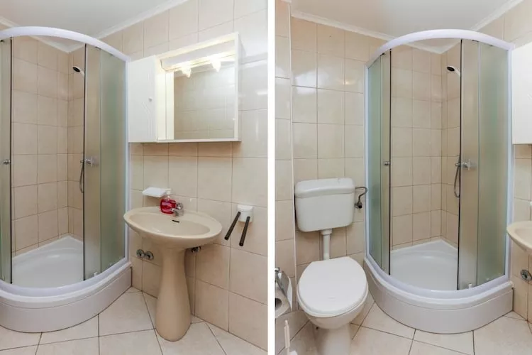 Apartments Villa Dubrovnik- Superior Studio Apartment with Terrace and Sea View-Badkamer