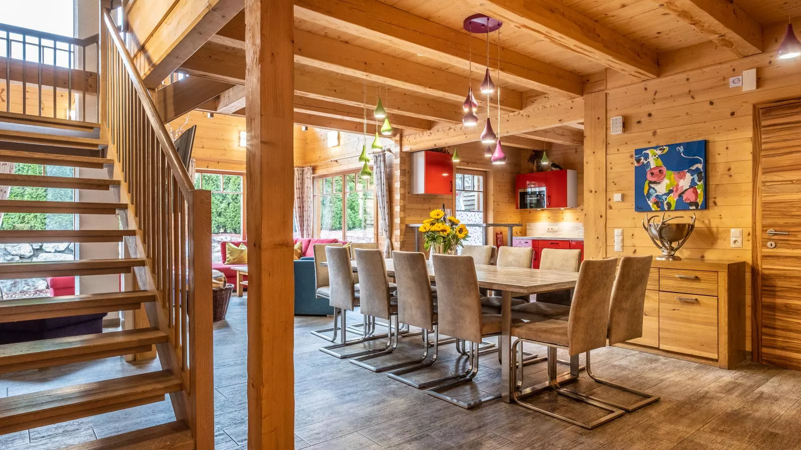 Luxury Lodge Kaprun Ost B-Eetkamer