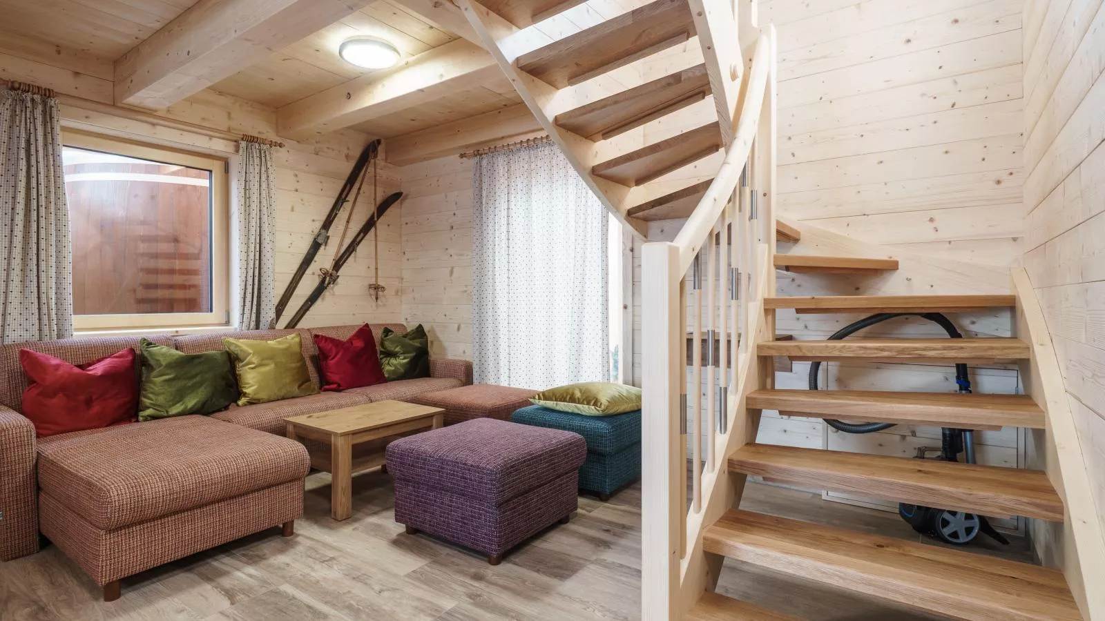 Nature Lodge Kaprun B-Woonkamer