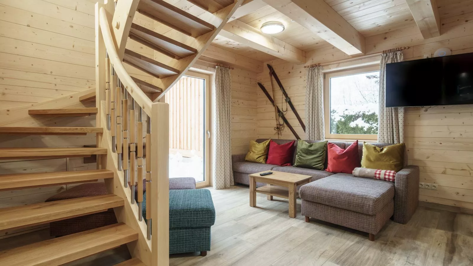 Nature Lodge Kaprun XL-Woonkamer