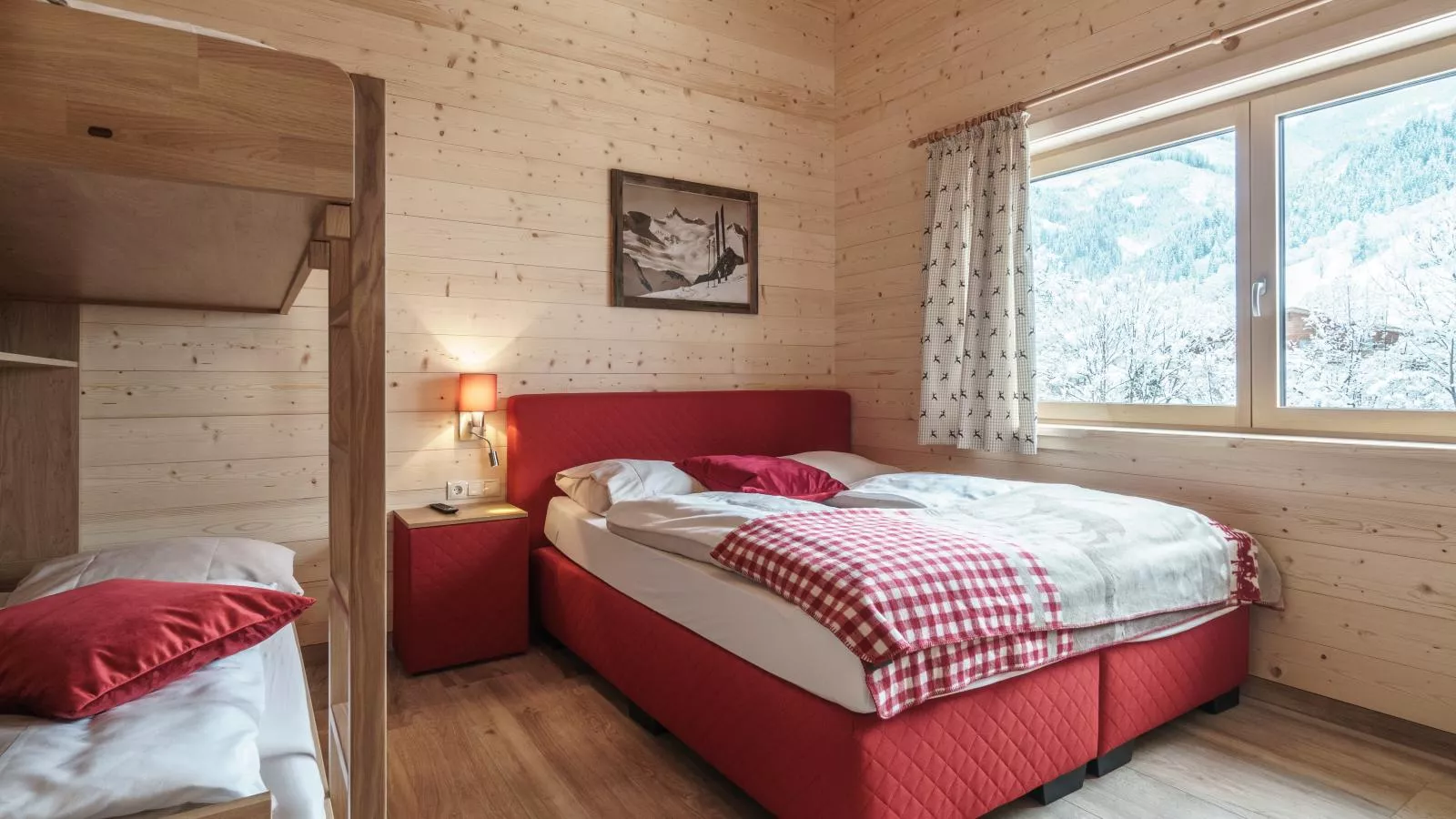 Nature Lodge Kaprun XL-Slaapkamer