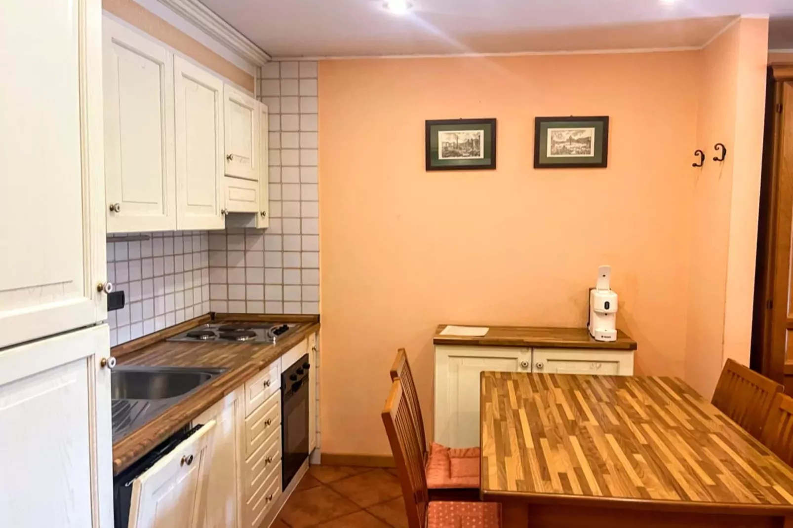 Bilocale vista giardino 105-Keuken