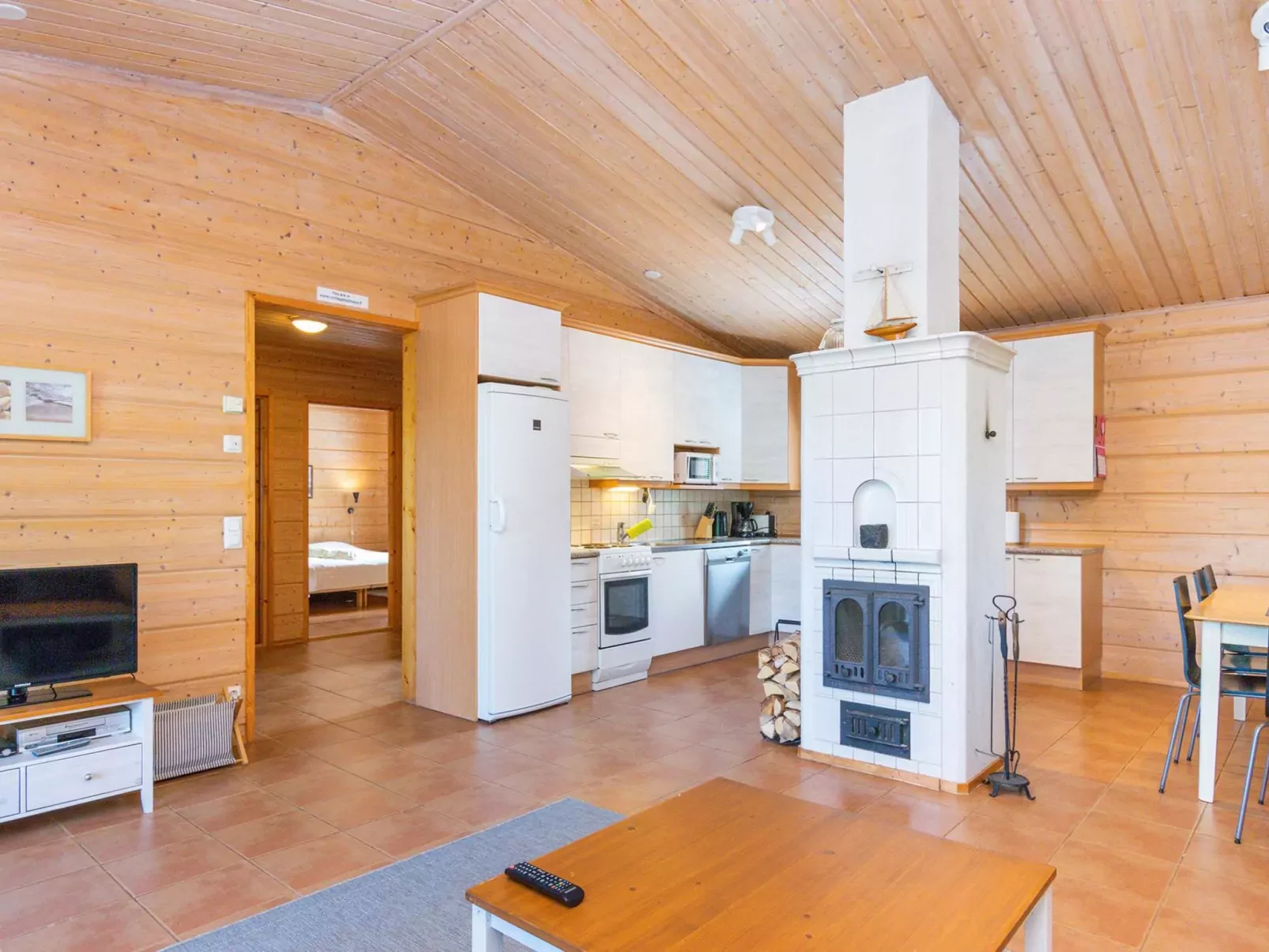 Hot pool cottage ainu-Binnen