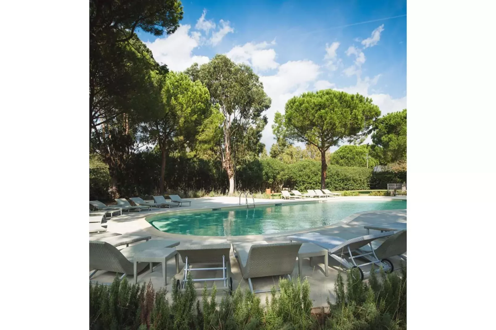 ROCCAMARE RESORT 1-Zi-App Studio Deluxe BK/TE 28 qm-Zwembad