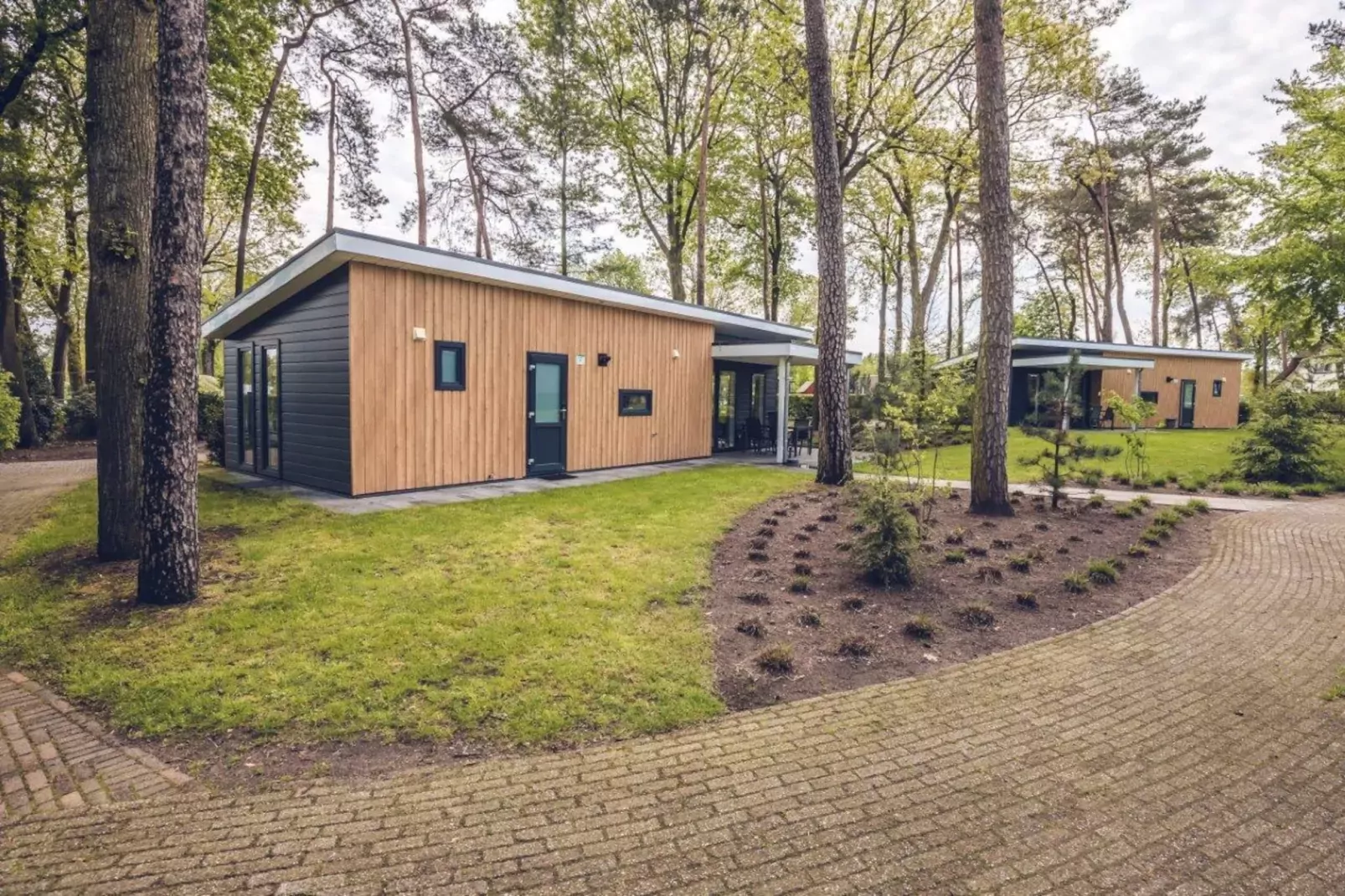 Bosvilla | 2 - 4 persons-Buitenkant zomer