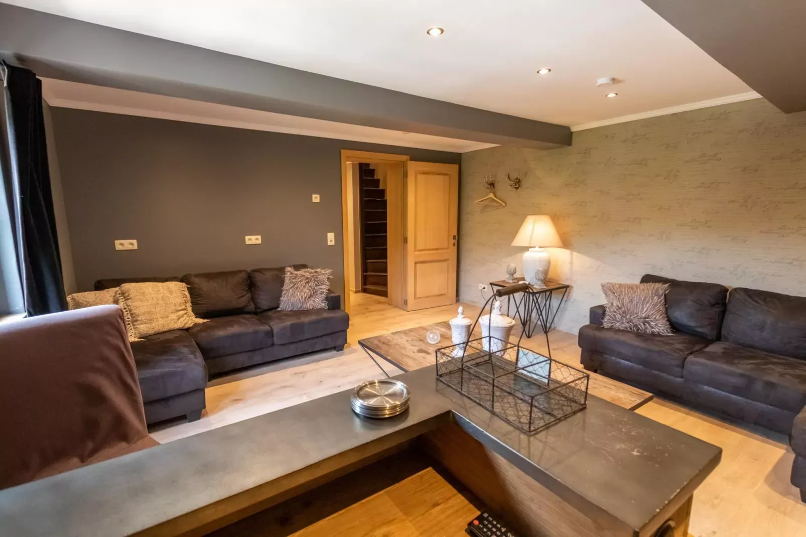Appartement Ferme Simon-Woonkamer