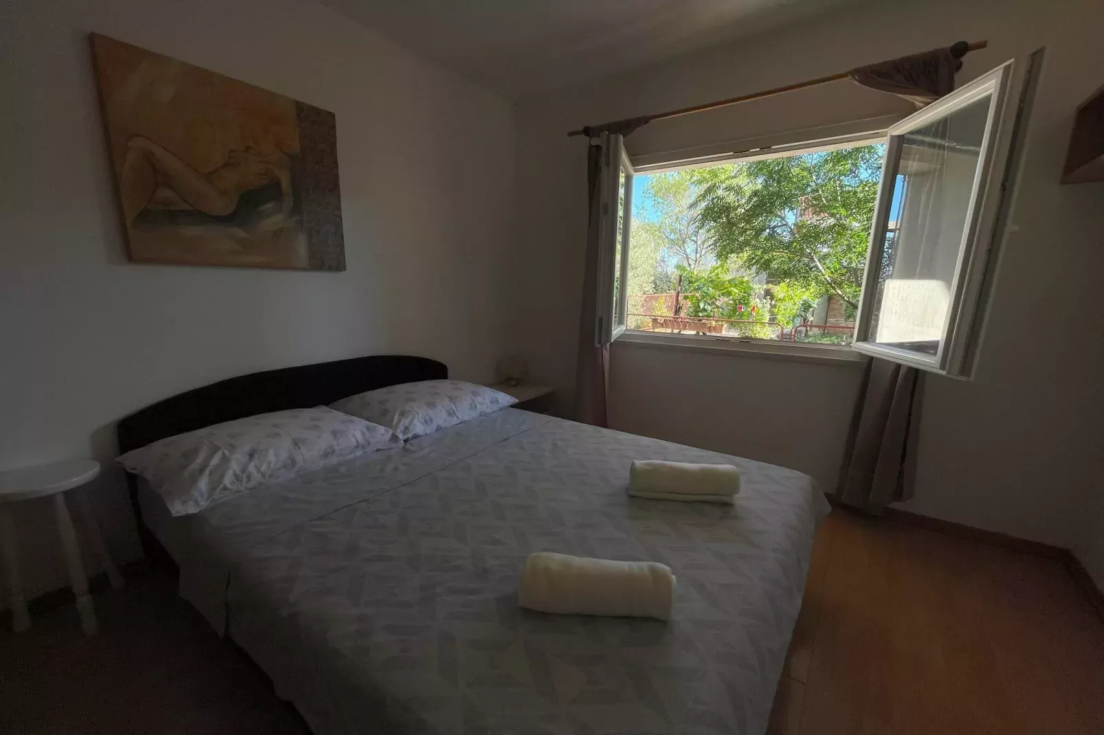 Apartments Tonči - terrace A2-Slaapkamer