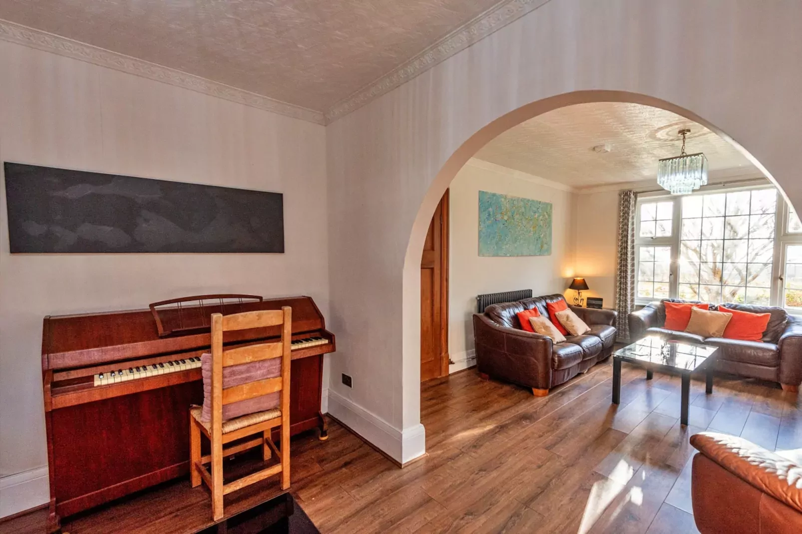 Ty Gwyn Hideaway-Woonkamer