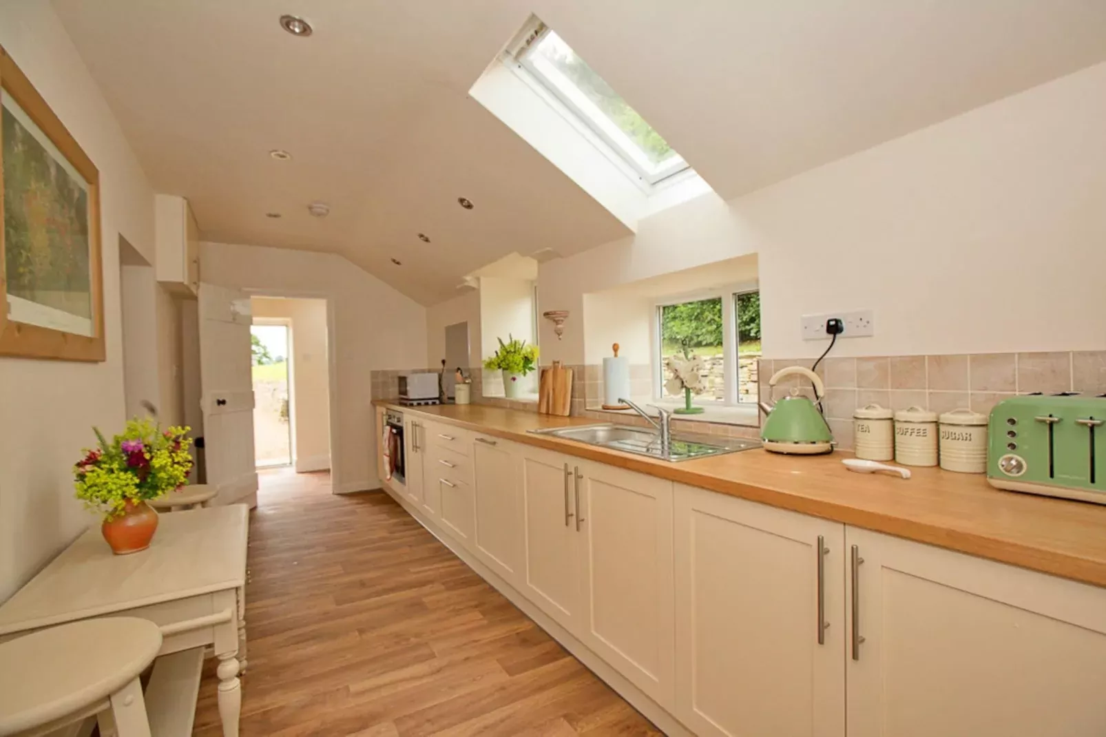 The Cottage, Shortflatt Farm-Keuken