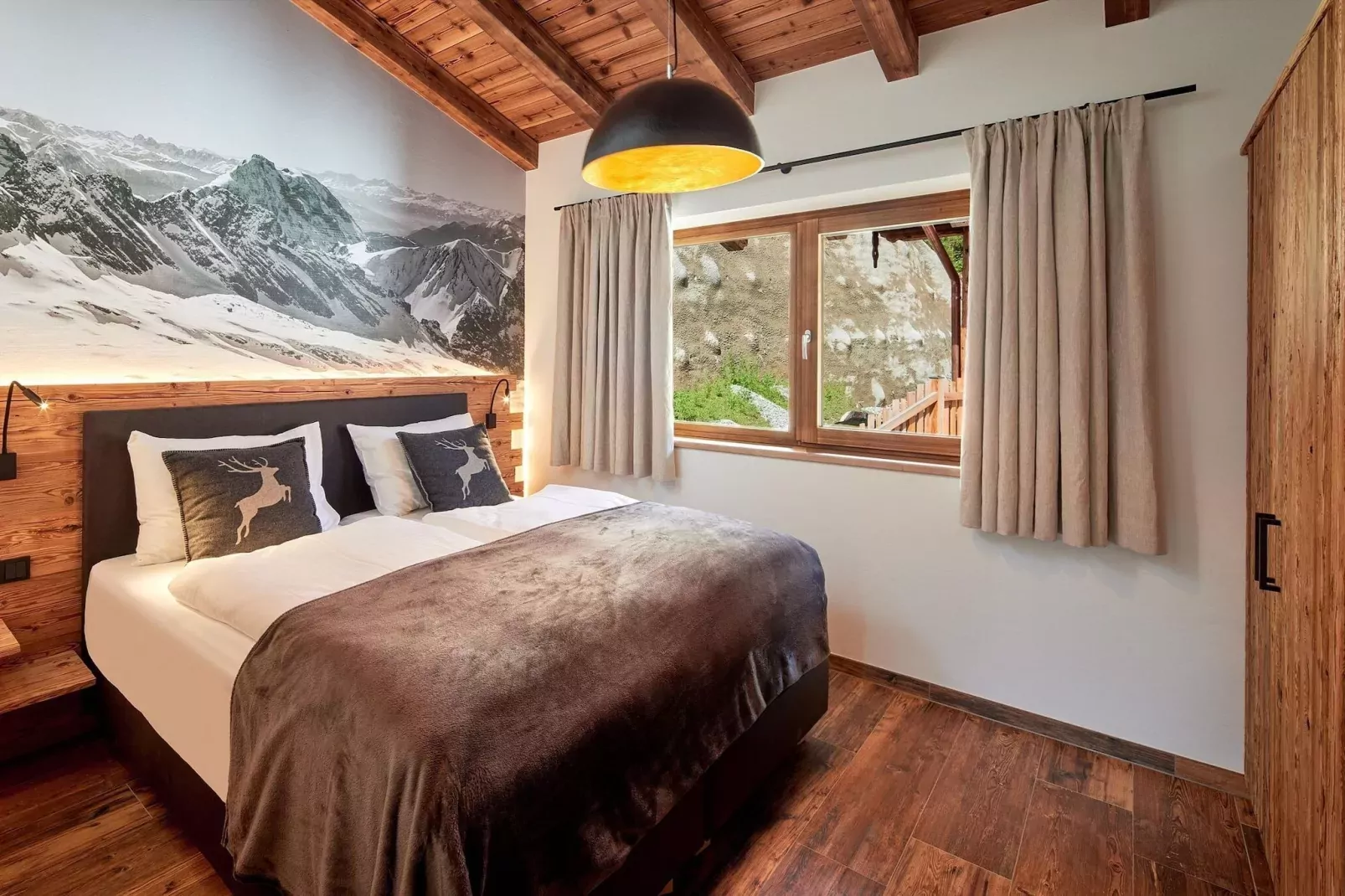 Nationalpark Chalet Gamsspitze-Slaapkamer