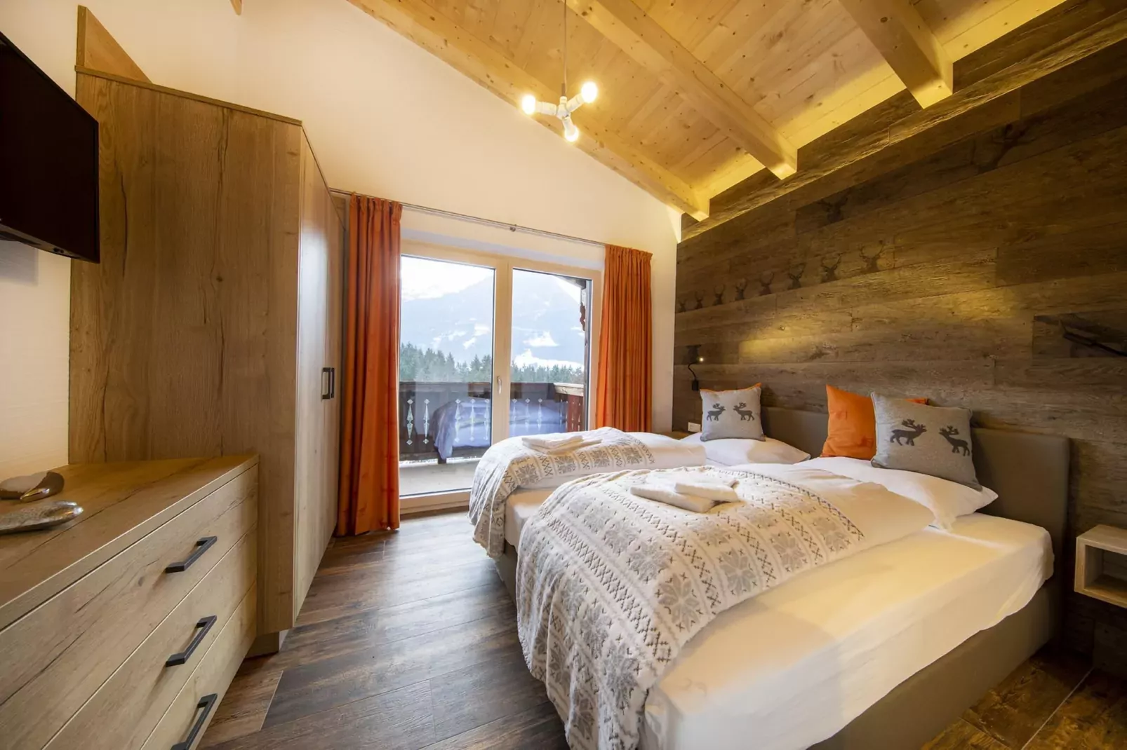 Nationalpark Chalet Hochalmspitze-Slaapkamer