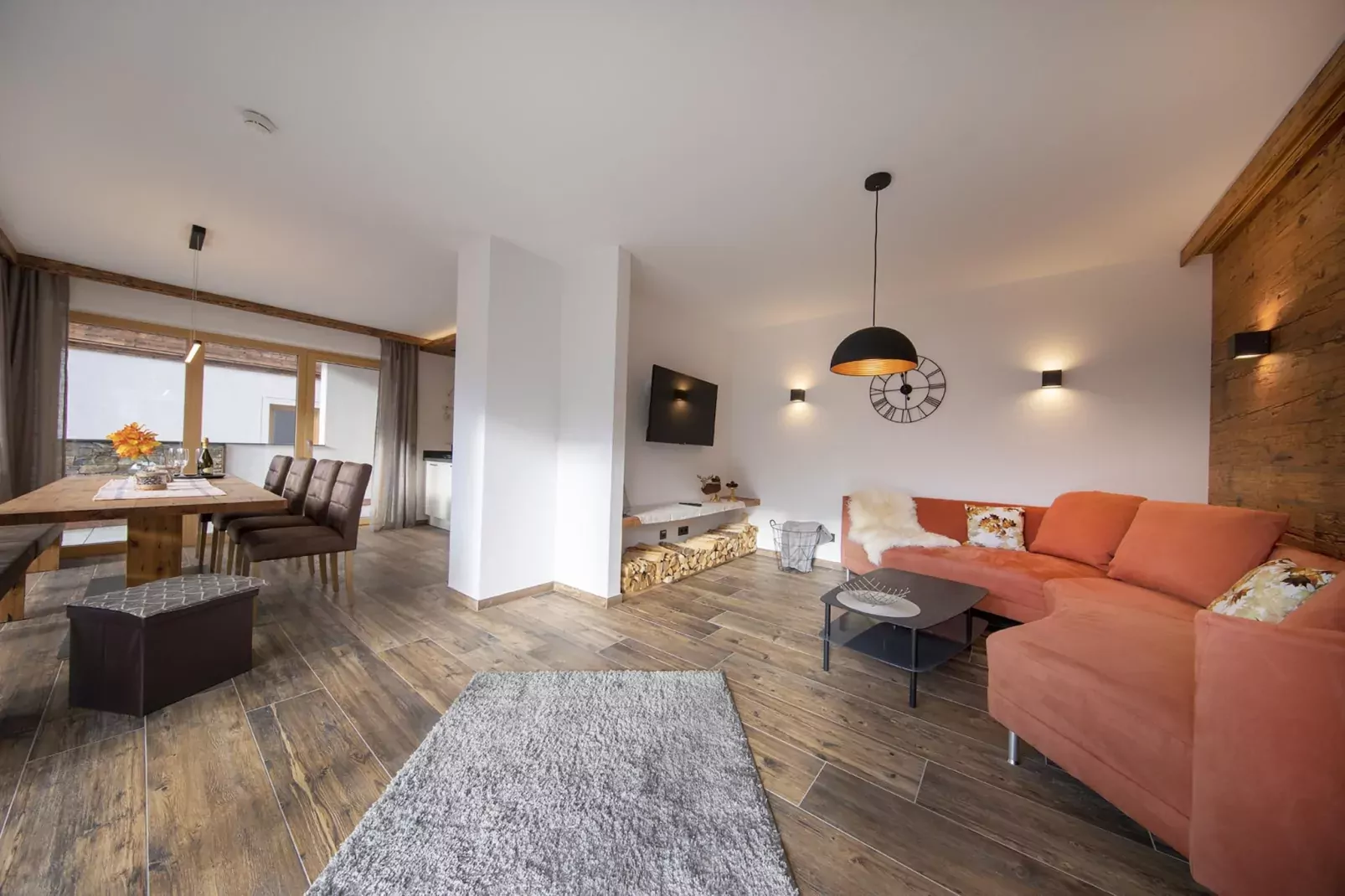 Nationalpark Chalet Glockhaus-Woonkamer