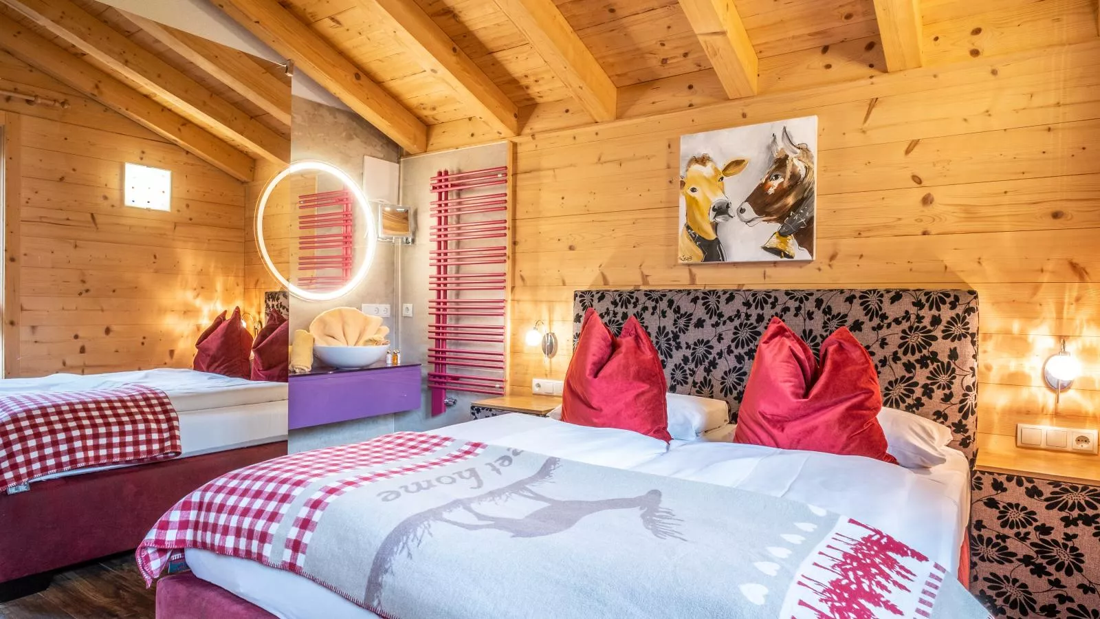 Luxury Lodge Kaprun XL-Slaapkamer