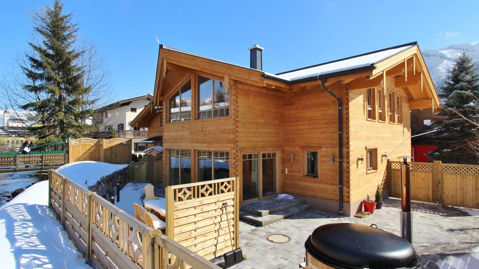 Luxury Lodge Kaprun XL-Exterieur winter