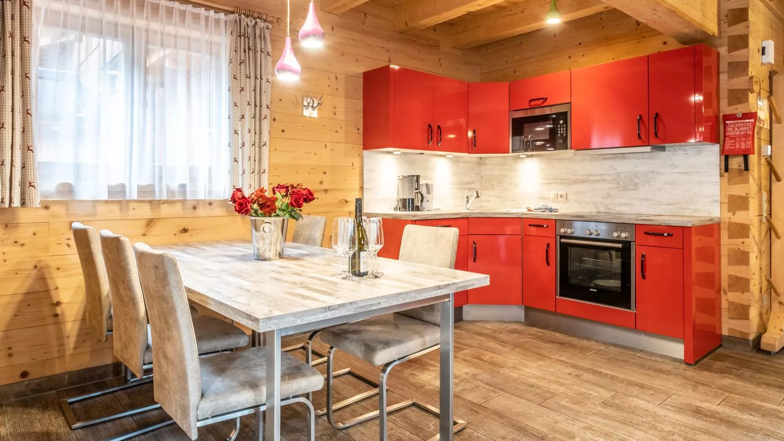 Luxury Lodge Kaprun XL-Keuken