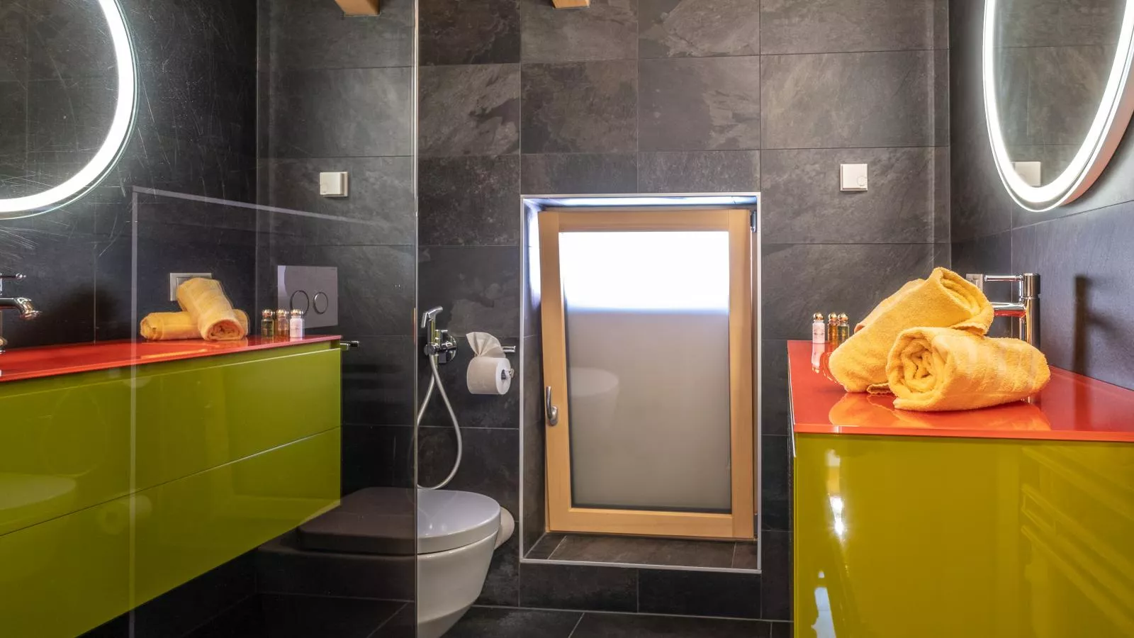 Nature Lodge Kaprun XL-Badkamer