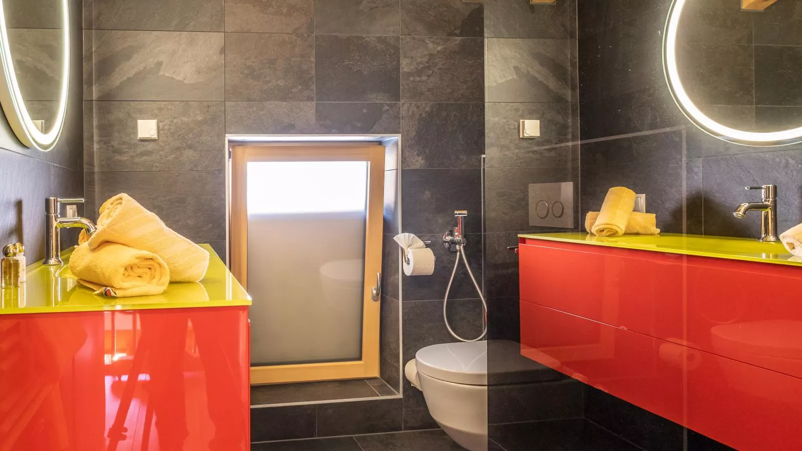 Nature Lodge Kaprun XL-Badkamer