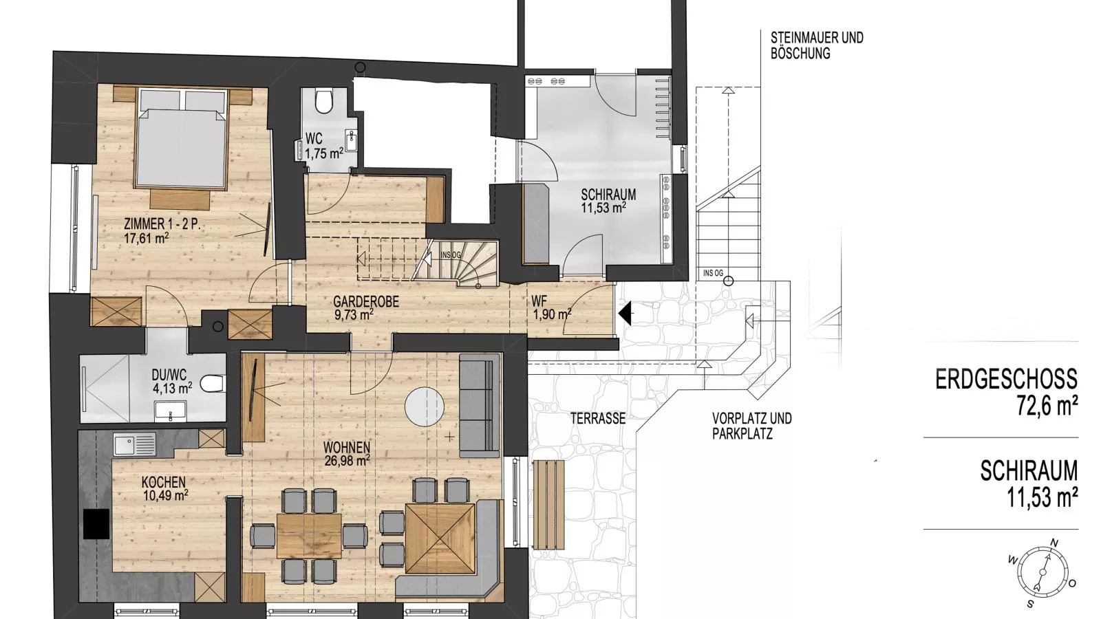Apart Loisa-Plattegrond