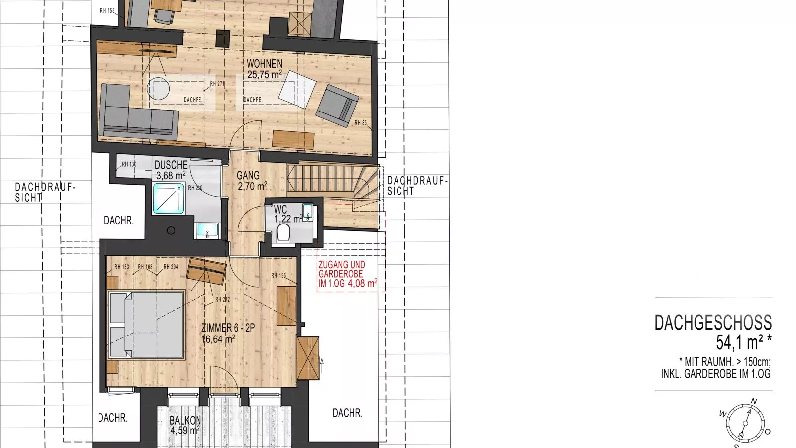 Apart Loisa-Plattegrond