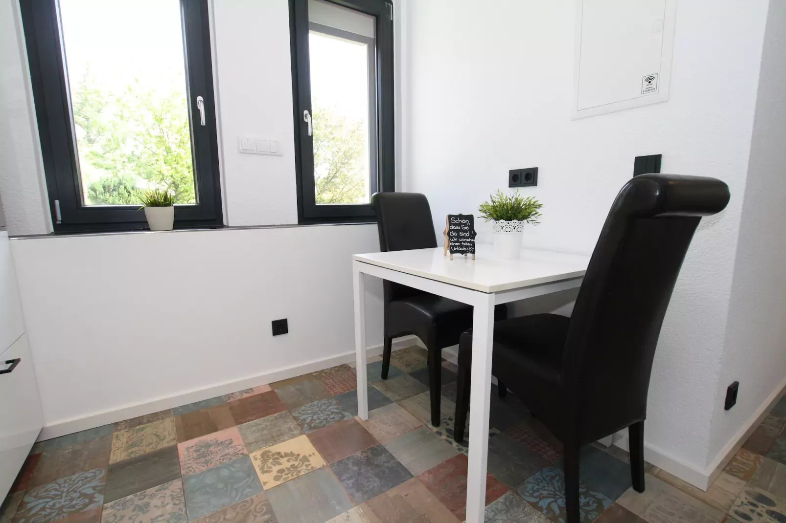 Ferienhaus mit Wasserblick 2 Pers-Eetkamer
