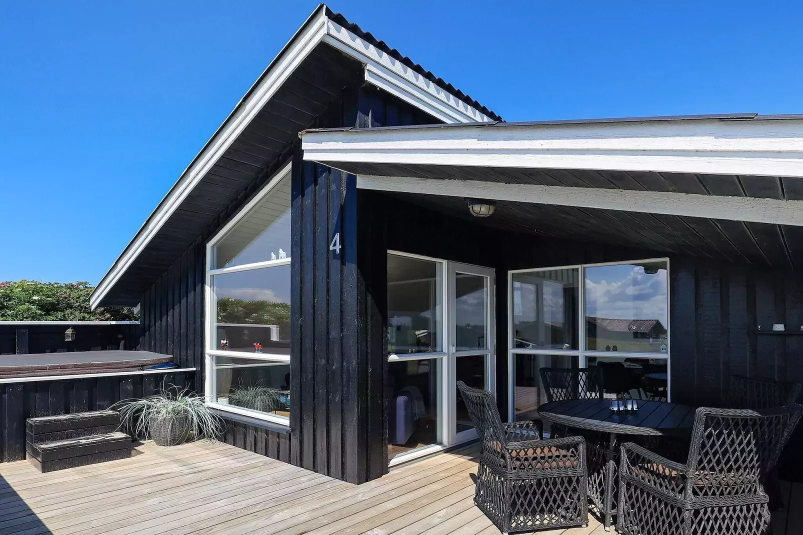 Gezellig vakantiehuis in Lokken, aan zee-Binnen