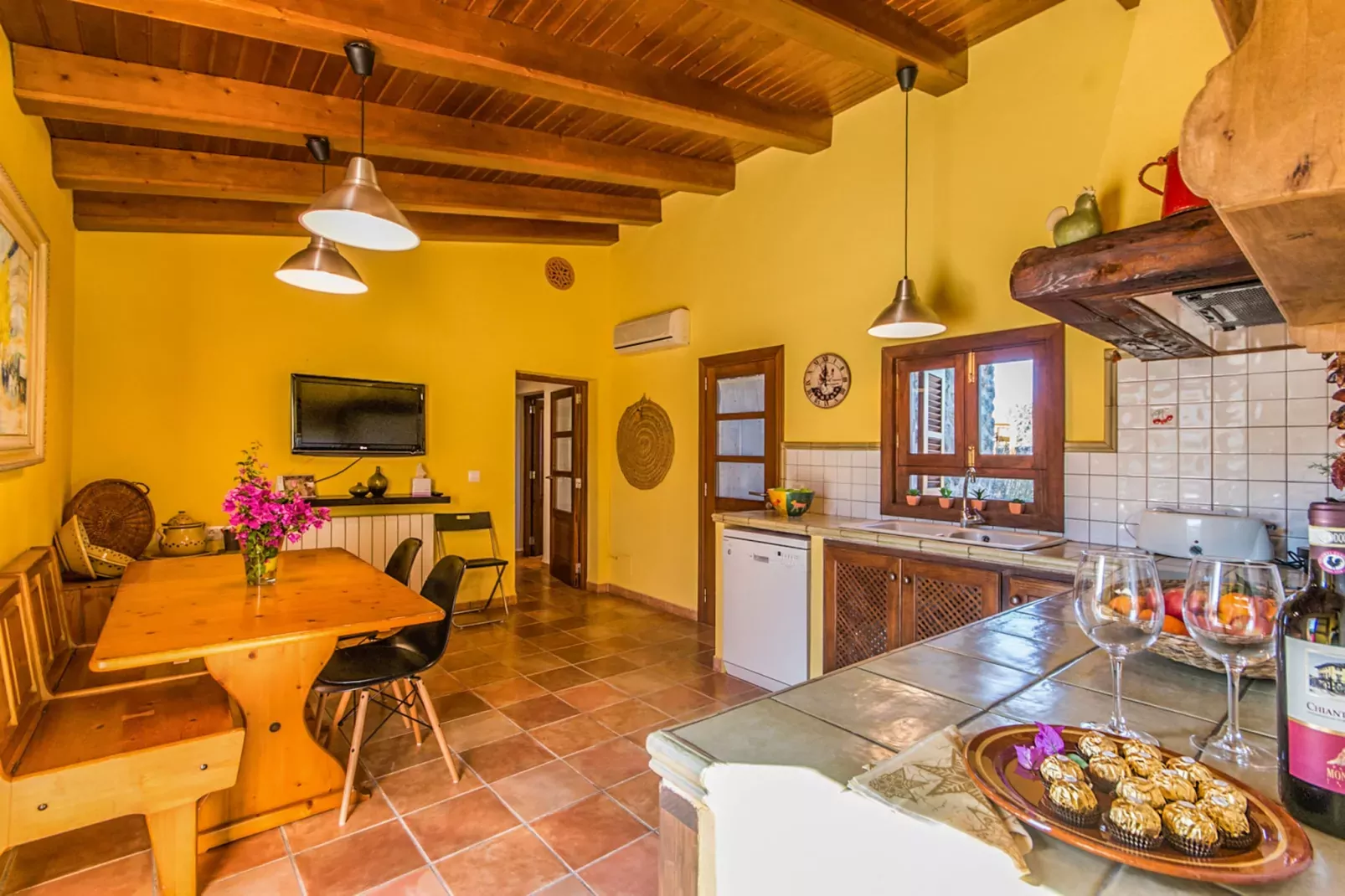 Puigmaria, Villa 5StarsHome Mallorca-Eetkamer