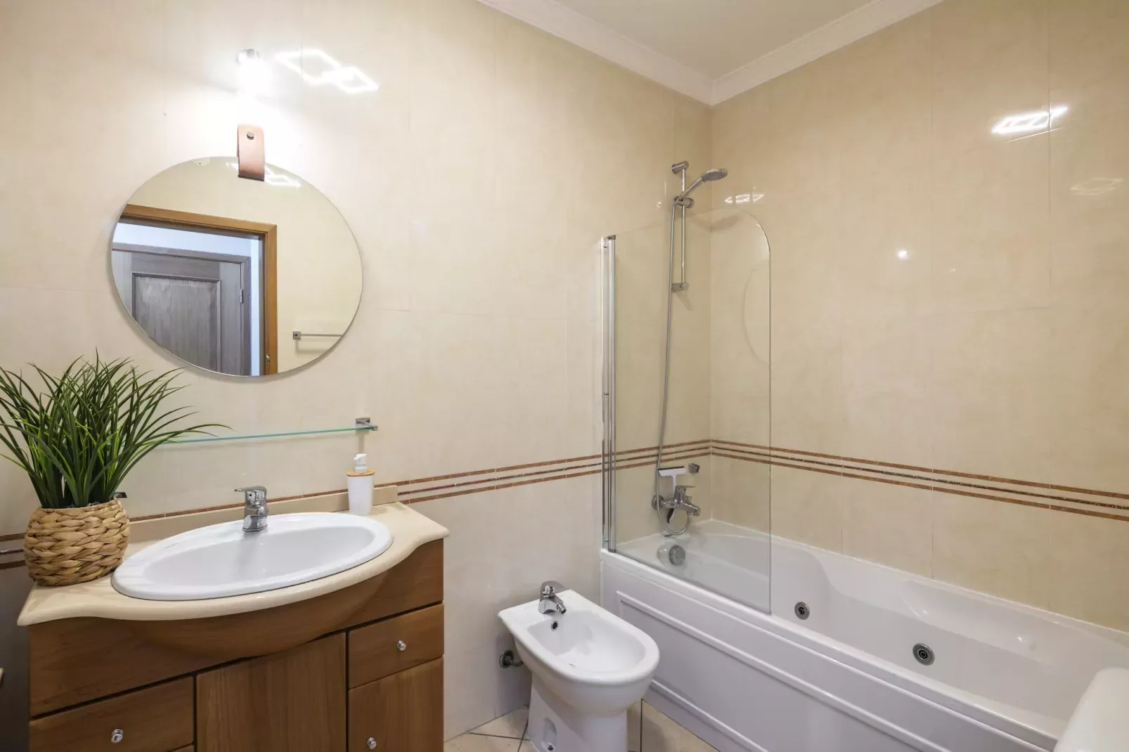 Casa do Mundo - Apartment in center of Carvoeiro-Badkamer