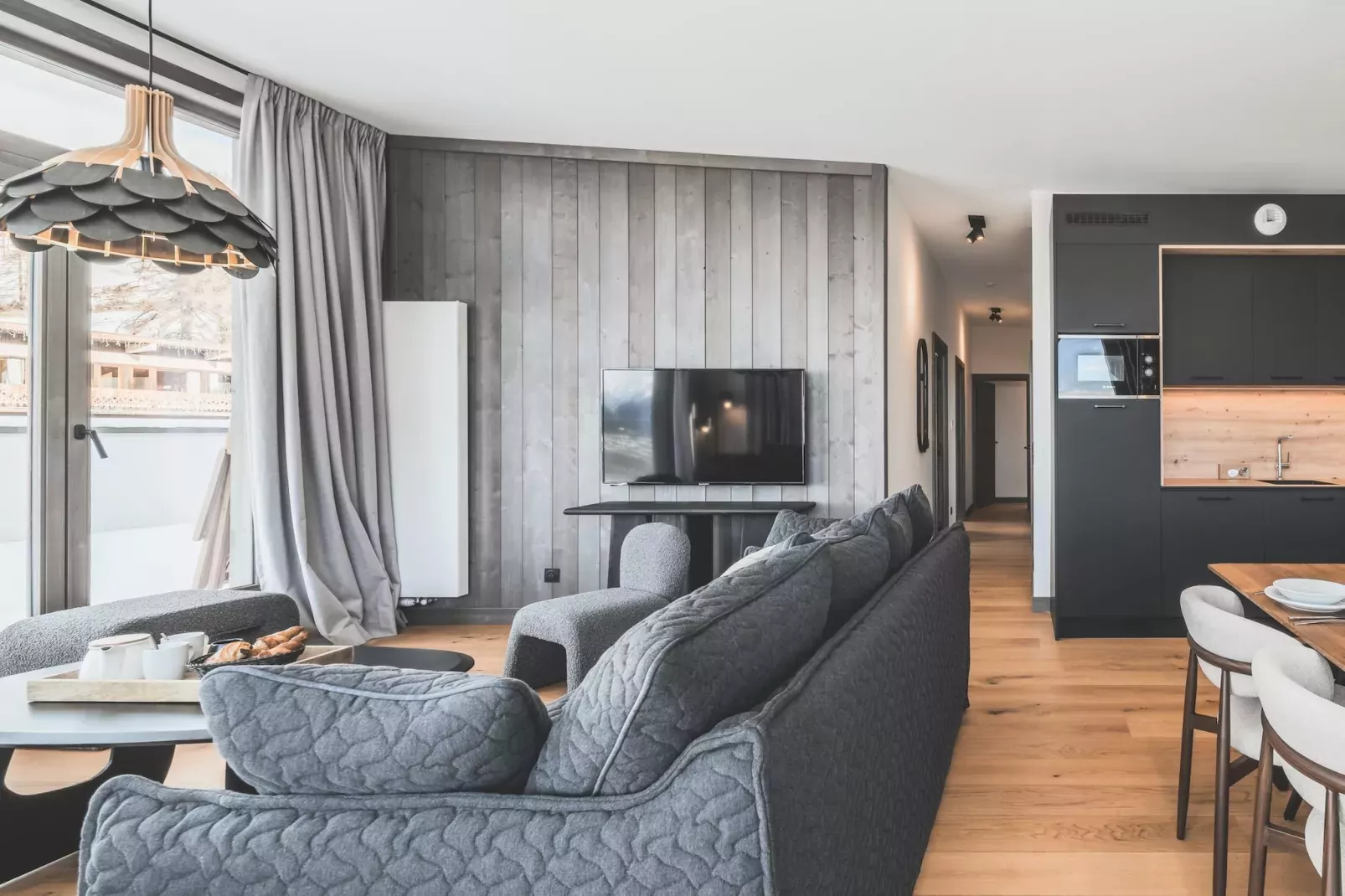 Résidence PLAN PEISEY Le Quartz -A48S-Woonkamer