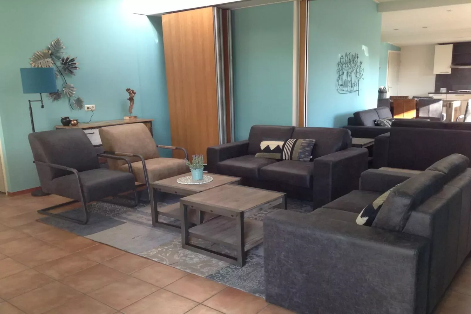 Bungalow | 12 people-Woonkamer