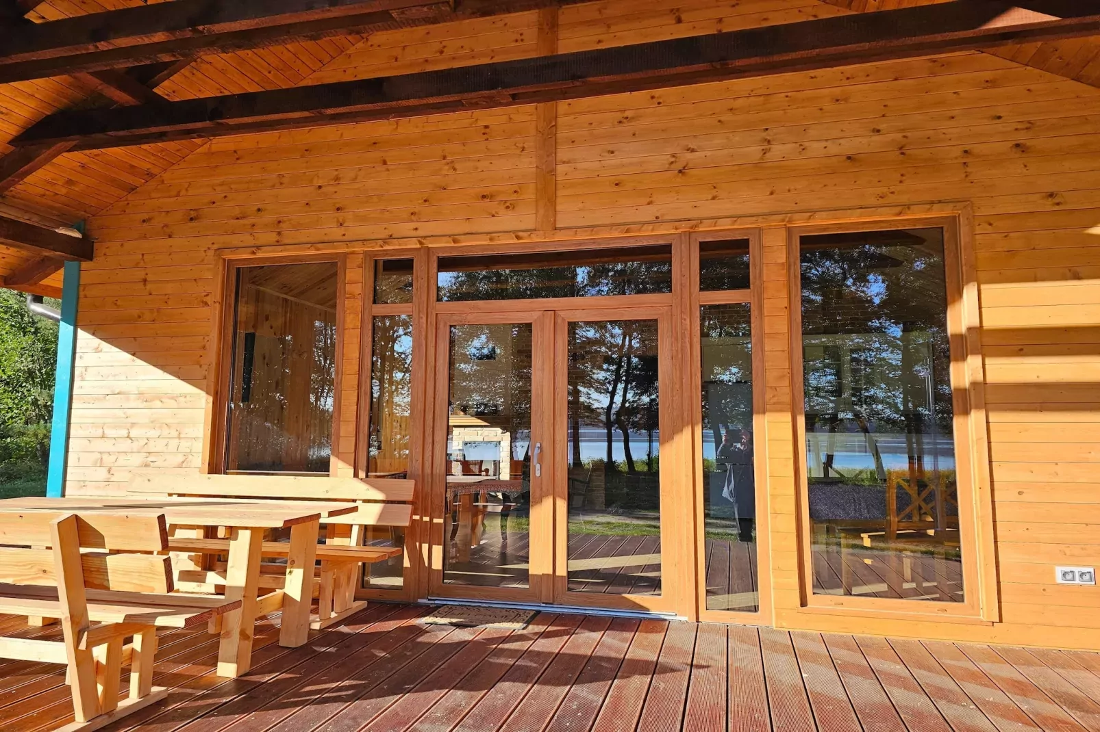 	Domek wakacyjny NIEZAPOMINAJKA dla max 4 osób Grąbczyn-Terrasbalkon