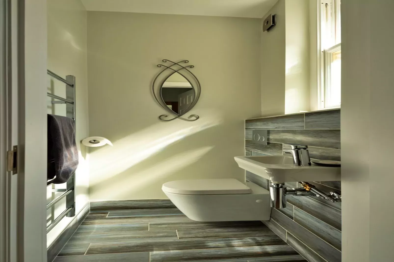 The Old Post Office Apartment 1-Badkamer